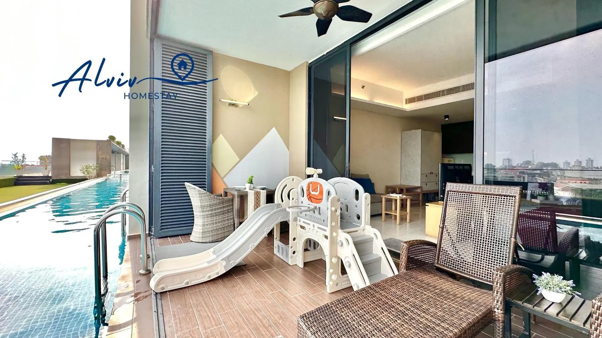 Alviv 99 Suites I Family Suite I 4-7 Pax I 5Minsmelakacruise I Jonkerst Malakka