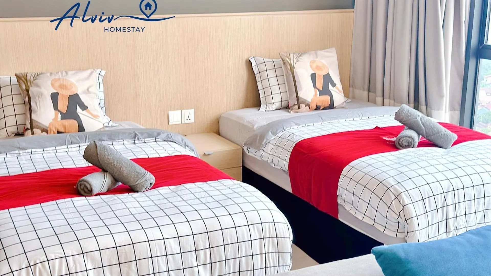 Alviv 99 Suites I Family Suite I 4-7 Pax I 5Minsmelakacruise I Jonkerst Malakka