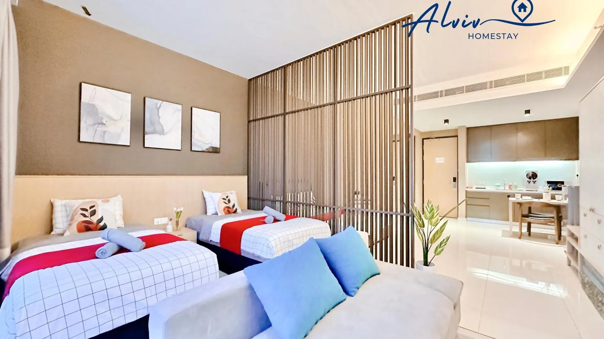 Alviv 99 Suites I Family Suite I 4-7 Pax I 5Minsmelakacruise I Jonkerst